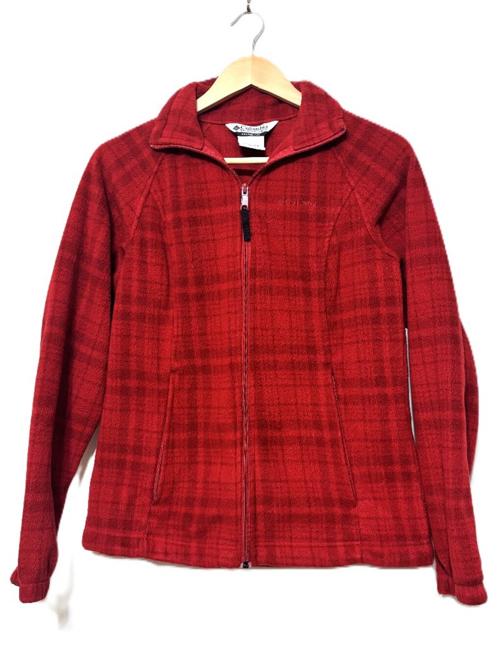 Columbia Fleece Zip Up Jacket, Size Medium